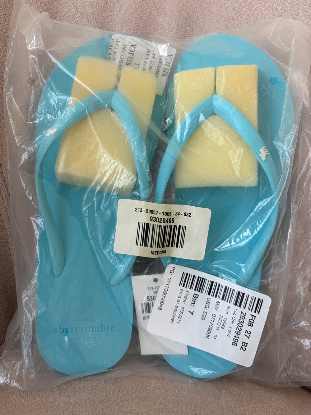 Kids Blue Flip Flops